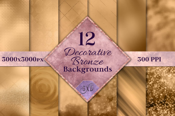 Download Decorative Bronze Backgrounds - Bronze Collection