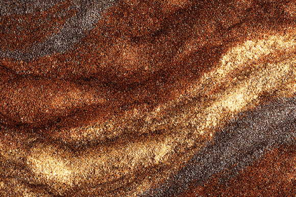 Download Bronze Gold Glitter Waves - Bronze Collection
