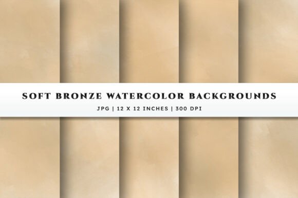 Download Watercolor Backgrounds - Soft Bronze - Bronze Collection