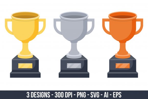 Download Gold, Silver and Bronze Trophy - Bronze Collection
