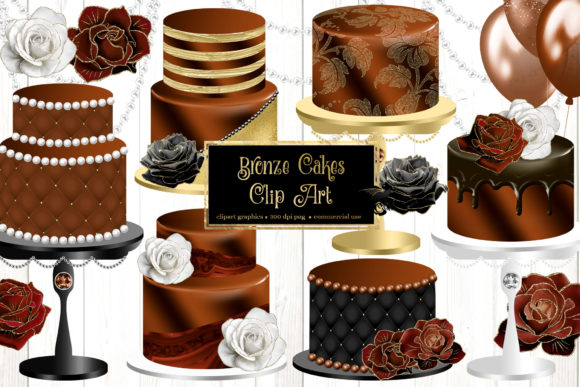 Download Bronze Cakes Clipart - Bronze Collection