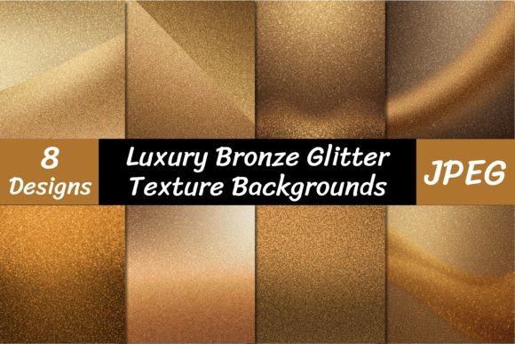 Download Luxury Bronze Glitter Textures - Bronze Collection