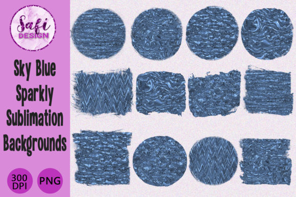 Download Sky Blue Sparkly Sublimation Backgrounds - Sublimation backgrounds Collection