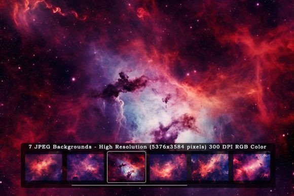 Download 7 Brown Bronze Galaxy Sky Backgrounds - Bronze Collection