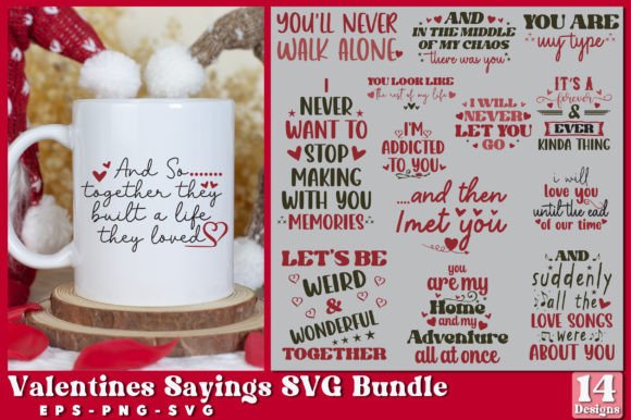 Download Valentines Sayings SVG Bundle - Valentines sayings Collection