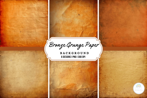 Download Bronze Grunge Paper Background - Bronze Collection