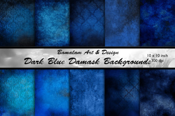 Download Dark Blue Damask Sublimation Backgrounds - Sublimation backgrounds Collection