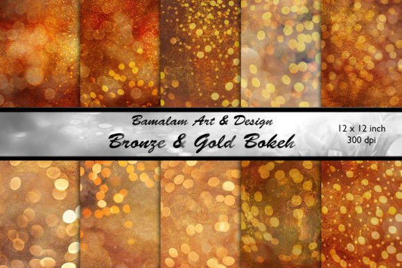 Download Bronze &amp; Gold Bokeh - Bronze Collection