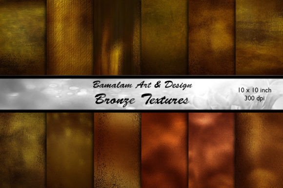 Download 12 Bronze Metal Textures - Bronze Collection